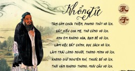 Hậu nhân thấm nhuần lời những lời dạy của Khổng Tử về cuộc sống