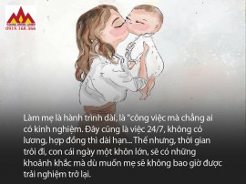 MỘT NGƯỜI MẸ CÓ THỂ NUÔI LỚN 10 ĐỨA CON NHƯNG 10 NGƯỜI CON NUÔI MỘT MÌNH MẸ SAO KHÔNG NỔI?