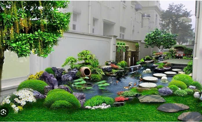 phong thủy sân vườn